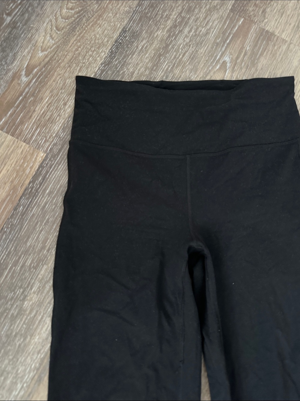 Athleta Black Flared Leggings - Picture 2 of 12
